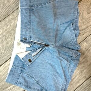 Jcrew Size 2 chambray chino shorts
